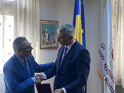 Посещение на председателя на Висшия адвокатски съвет адв. д-р Ивайло Дерменджиев в Букурещ, по покана на румънската адвокатура
